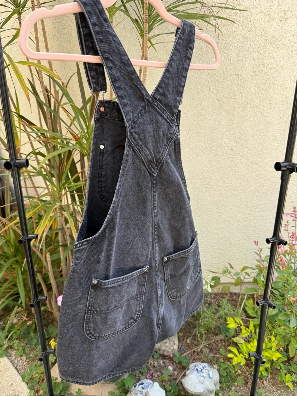 Black Old Navy Shorts Overalls Size Small - Picture 3 of 8